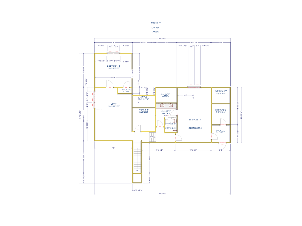 2nd level floor plan